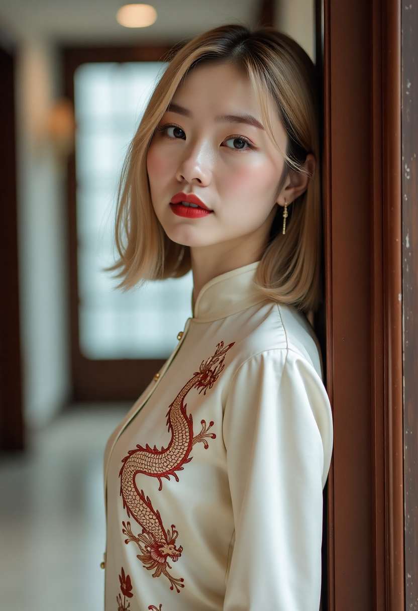 周予安片场工作照